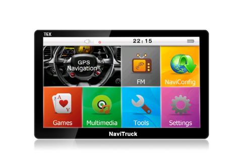 Model NOU !  Navigatie GPS pentru camioane ,NaviTruck T6X  , 16GB,ecran mare de 7 inch