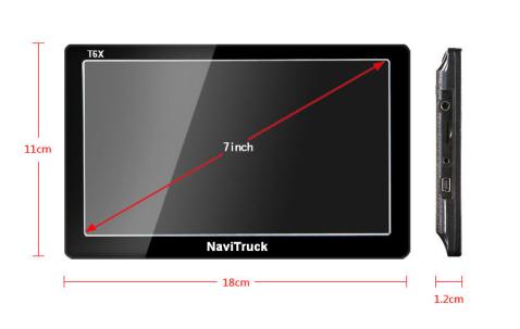 Model NOU !  Navigatie GPS pentru camioane ,NaviTruck T6X ,16GB + Card memorie  32 GB
