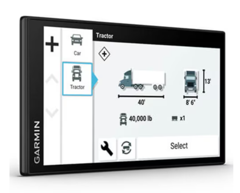 Sistem de navigatie camioane Garmin GPS Dezl dēzl LGV 610