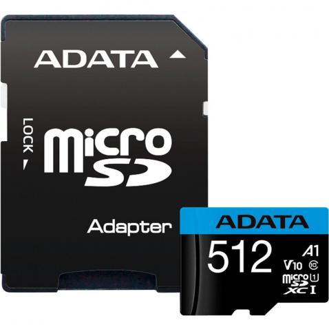 Card memorie A-Data 512 GB, MicroSDXC, clasa 10